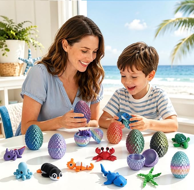 24pcs 3D Printed Surprise Egg  - 3D Printing Case 评论和价格