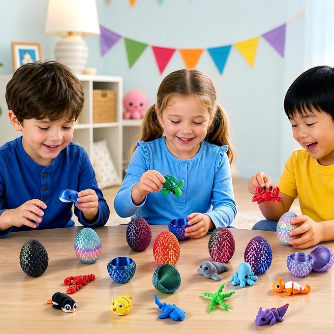 24pcs 3D Printed Surprise Egg  - 3D Printing Case 评论和价格