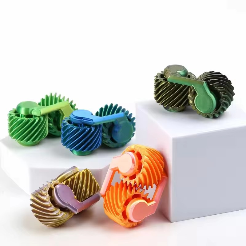 1PCS 3D Printed Fidget Spinner - 3D Printing Gears 评论和价格
